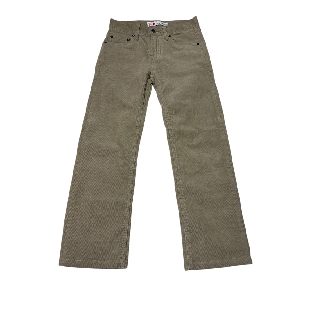 Levi's 514 Slim Straight Corduroy Pants Tan Women's Size 12 Reg W26 L26